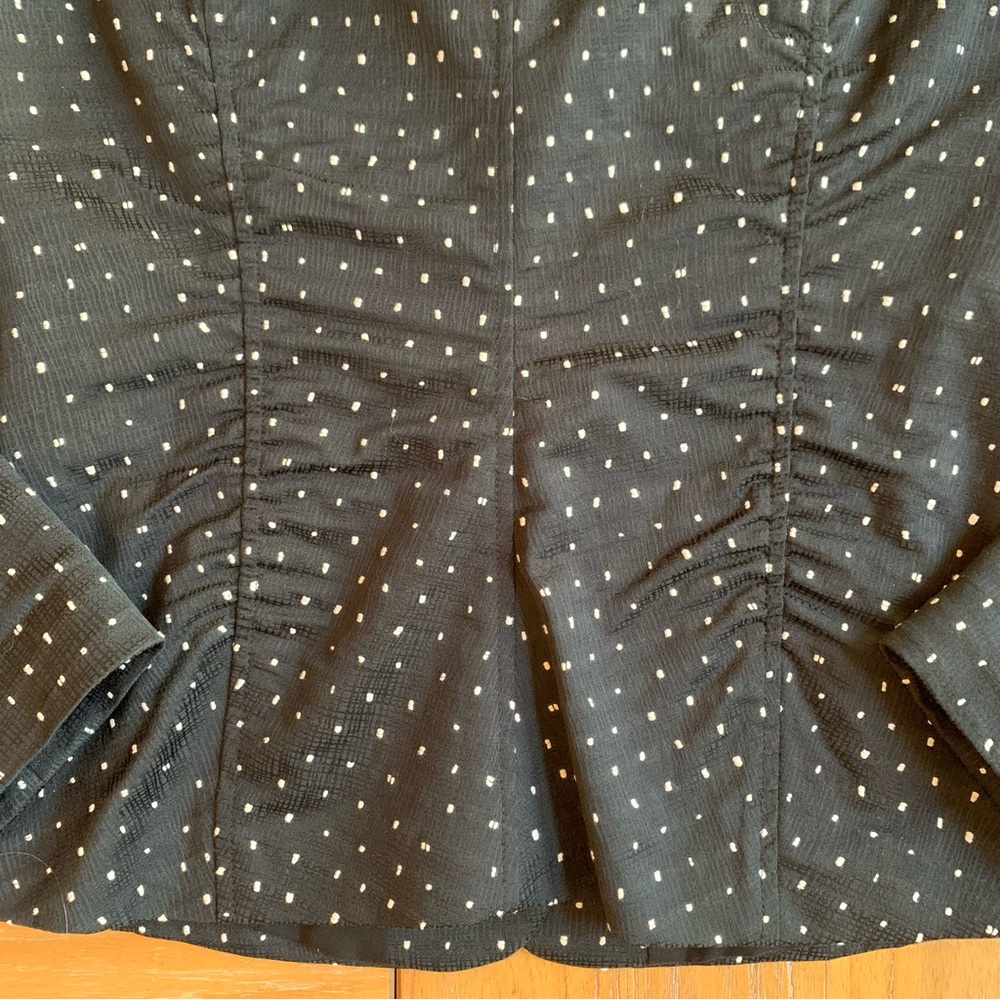 Lafeyette 148 New York Polka Dot Blazer Jacket Sz 2 - Picture 13 of 14